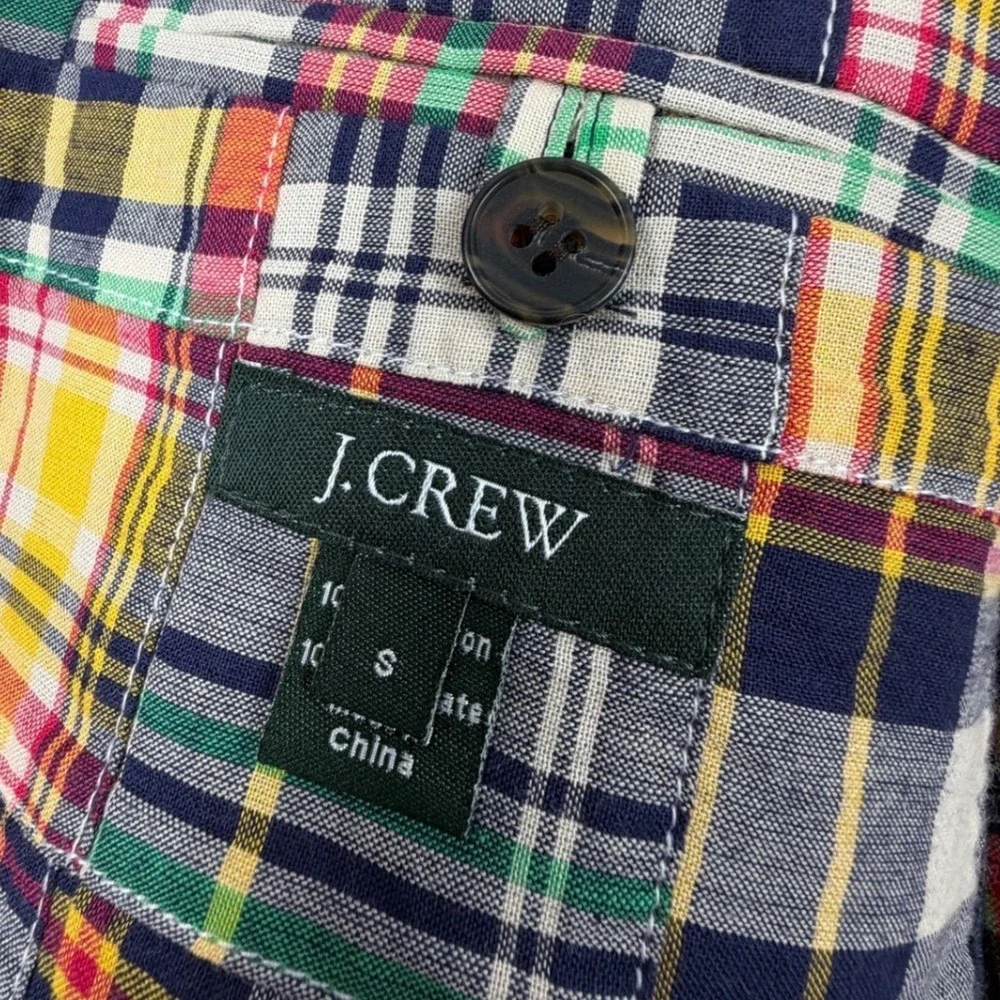 J Crew Blazer Men's Lot Size S 38R Patchwork, Seersucker,Windowpanes Wool/Cotton